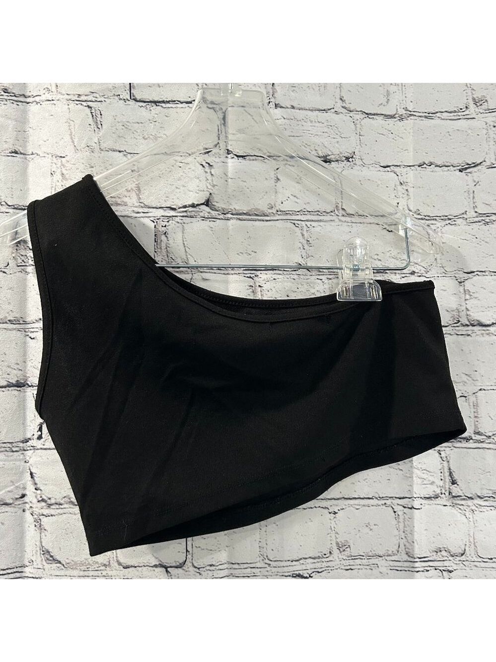5 for $10 Ladies Love Couture one shoulder crop top Size M